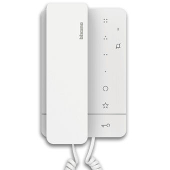 Interphone audio blanc - 100A16M - Bticino - d'intérieur / actionnable par téléphone / pour contrôle d'accès