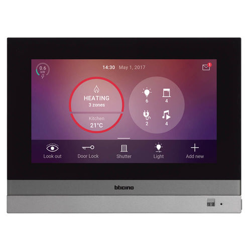 Platine de rue en inox - HOME TOUCH - Bticino - encastrable / d'extérieur / avec caméra