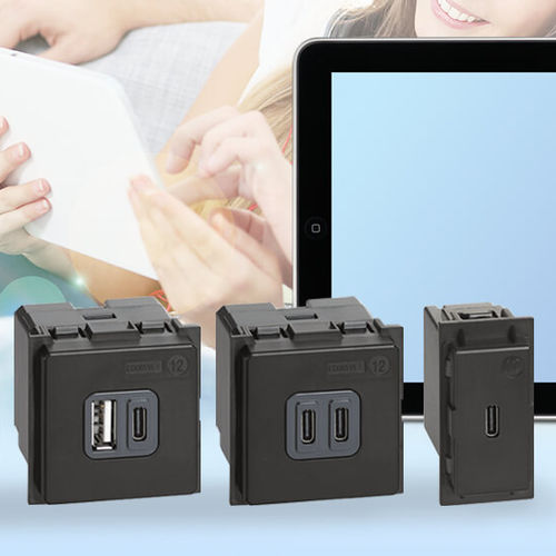 Chargeur USB - L/N/NT4286C1 - Bticino