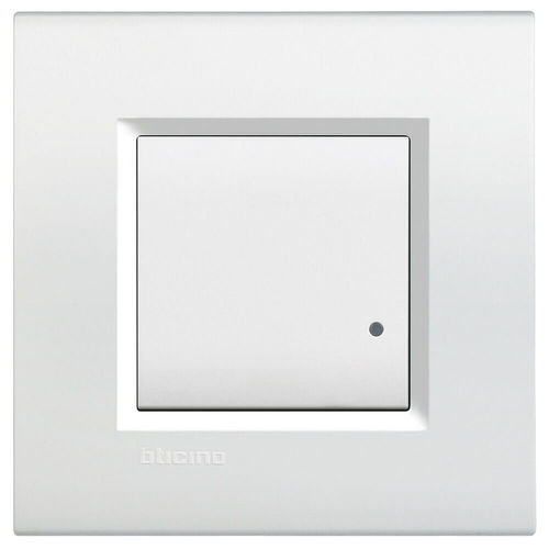 Interrupteur bouton poussoir - N4003CW - Bticino - encastré / classique / carré