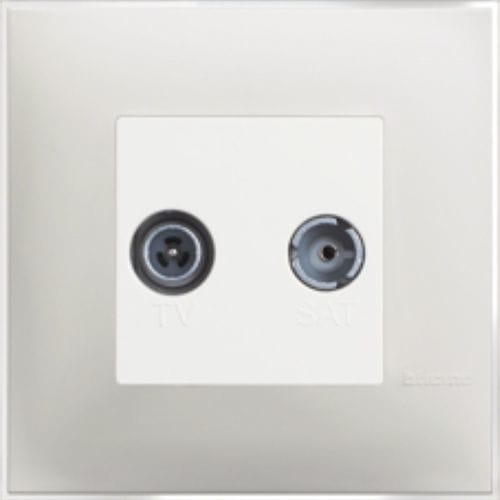 Prise TV - Bticino - double / murale / encastrable