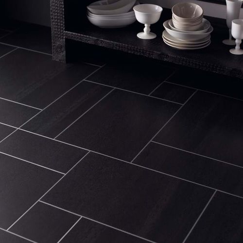 Revêtement de sol en vinyle - SIGNATURE : GRAPHITE SLATE - Amtico International - d'intérieur / résidentiel / professionnel