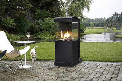 Cheminée à bois - THE BUZZ - dim\'ora - à poser / centrale / de jardin