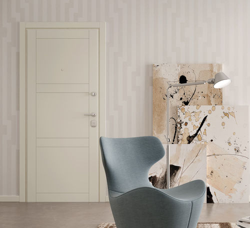 Porte d'entrée - BUTTERFLY - Otcdoors - en bois / battante / contemporaine