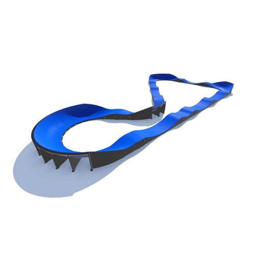 Pumptrack mobile - PUMPTRACKS : PC3 - Techramps - modulable / pour bikeparks / pour skatepark