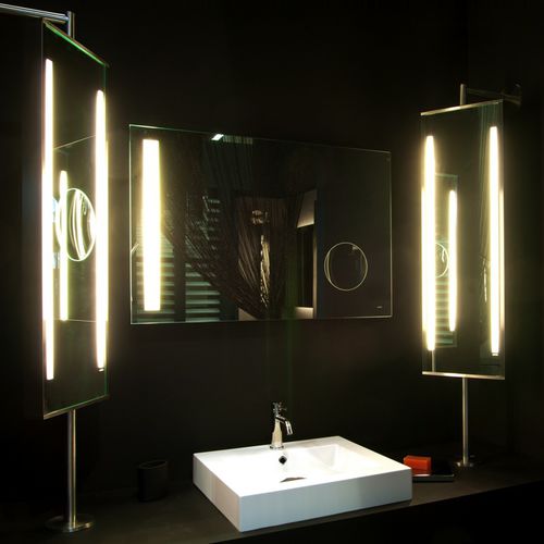 Miroir de salle de bain mural - BETA - MONTELEONE - à poser / pour hôtel / pour chambre d'hôtel