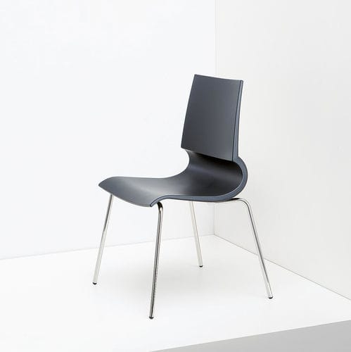 Chaise contemporaine - RICCIOLINA - MAXDESIGN - d'intérieur / en tissu / en cuir