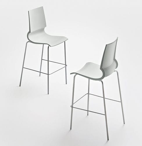 Chaise de bar contemporaine - RICCIOLINA - MAXDESIGN - d'intérieur / en tissu / en cuir