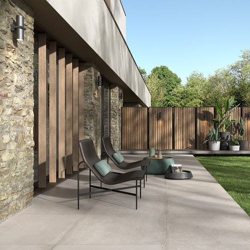Carrelage en grès cérame - MATERIKA  - CASTELVETRO - poli / d'extérieur / de jardin