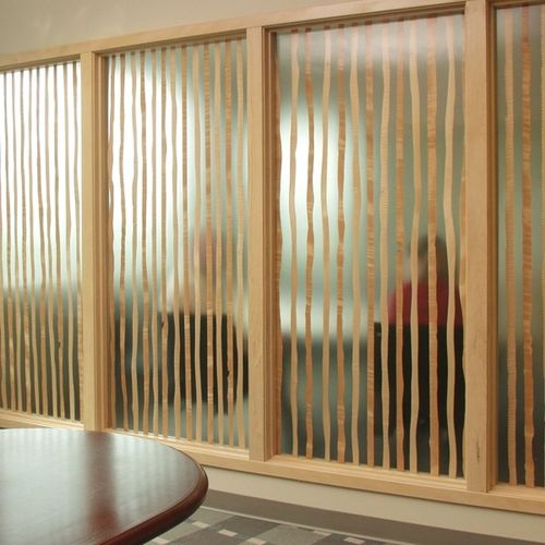 Panneau décoratif pour agencement intérieur - MIXED WOODRIBBON - Lumicor - en résine / en bois / lisse