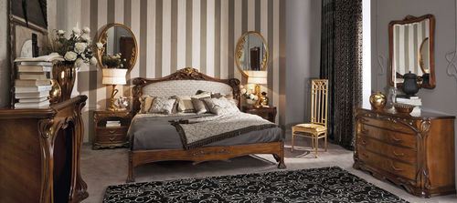 Lit double - LIBERTY  - MEDEA - de style / en bois