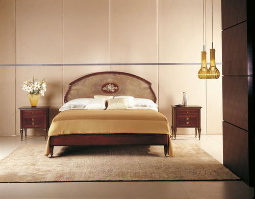 Lit double - OTTOCENTO - MEDEA - de style / en cuir