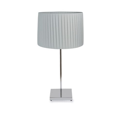 Lampe de table - FADIA - BROSSIER SADERNE - de bureau / en métal chromé / en tissu