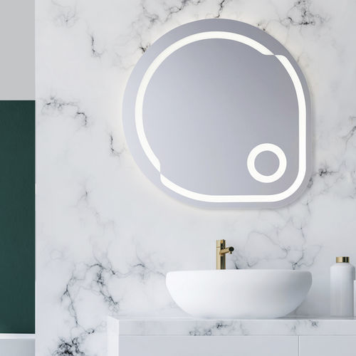 Miroir de salle de bain lumineux (LED) - BELUGA - BROSSIER SADERNE - mural / professionnel / contemporain