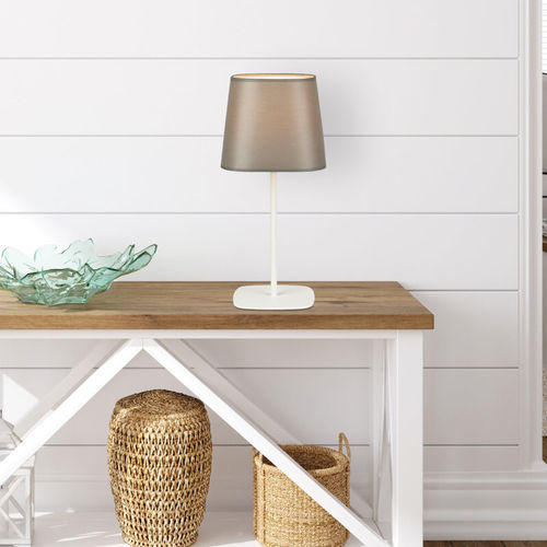 Lampe de table - POP - BROSSIER SADERNE - en métal thermolaqué / en tissu / contemporaine