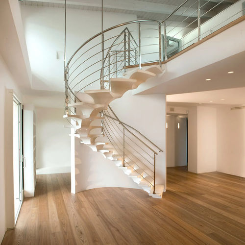 Escalier quart tournant - Concorde - Marretti - demi-tournant / en colimaçon / à marches en bois