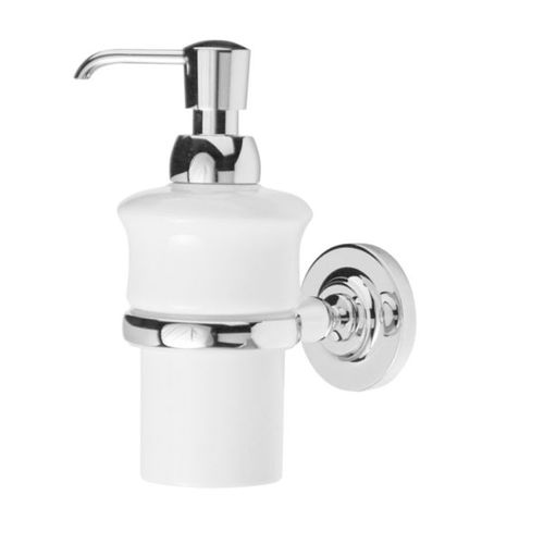 Distributeur de savon professionnel - NGBR32  - Kenny&Mason - mural / en métal chromé / en porcelaine