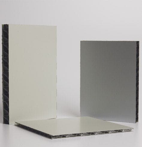 Panneau sandwich pour bardage - ALUBEN™ - BENCORE - pour sol / 2 faces en aluminium / face en bois