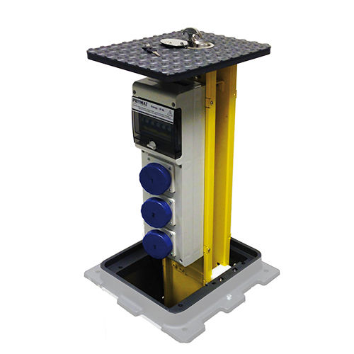 Borne de distribution électrique - B3020 60 - PILOMAT - escamotable / semi-automatique / en acier