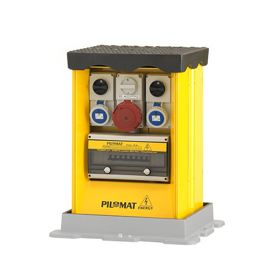 Borne de distribution électrique - B4040 55 - PILOMAT - escamotable / semi-automatique / en acier