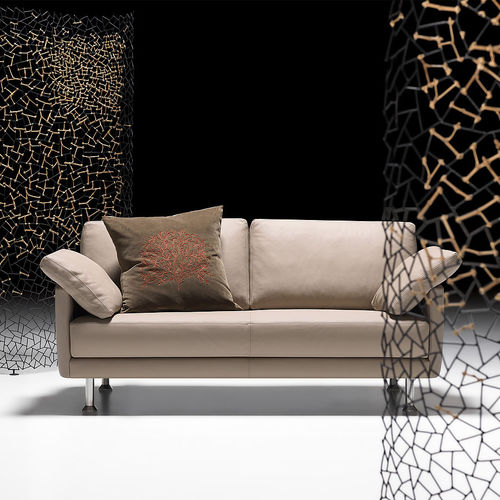 Canapé modulable - DELPHI - ARTANOVA - en arc de cercle / contemporain / en cuir