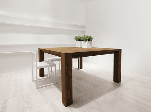 Cuisine contemporaine - 012 - MK CUCINE - en Corian® / avec îlot / sans poignée