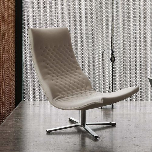 Fauteuil contemporain - DS-51 SLIM - de Sede AG - en cuir / en tissu / en métal