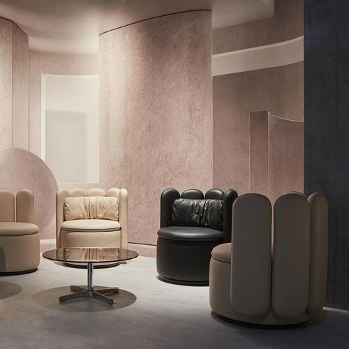 Fauteuil contemporain - DS-800 BISCUIT - de Sede AG - en cuir / en tissu / en métal
