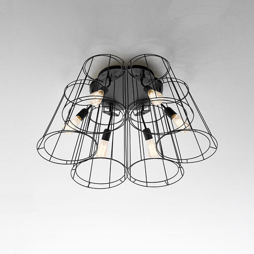 Plafonnier contemporain - FLORINDA DESNUDA - modo luce - en métal / à LED / fluorescent