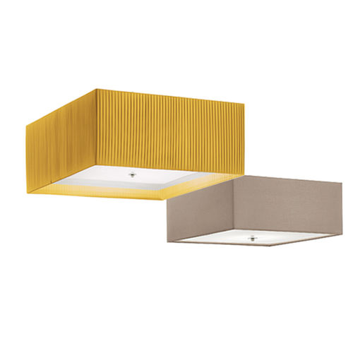 Plafonnier contemporain - QUADRATO - modo luce - carré / en tissu / à LED