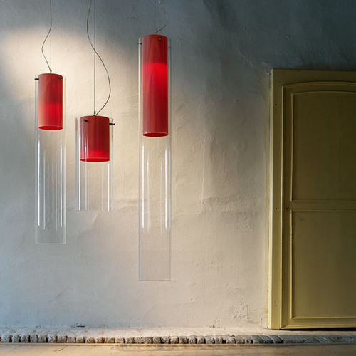 Lampe suspension - ACHEO  - modo luce - en tissu / en PMMA / contemporaine