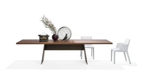 Table contemporaine - TADEO - Walter Knoll - en bois massif / à rallonge