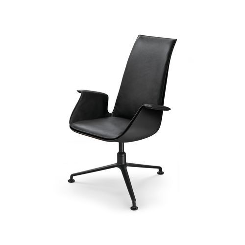 Fauteuil de direction moderne - FK Chair - Walter Knoll - en cuir / en fibre de verre / en polyamide