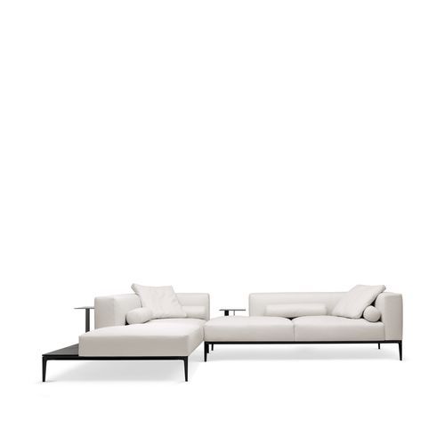 Canapé d'angle - Jaan Living - Walter Knoll - contemporain / en cuir / en plumes