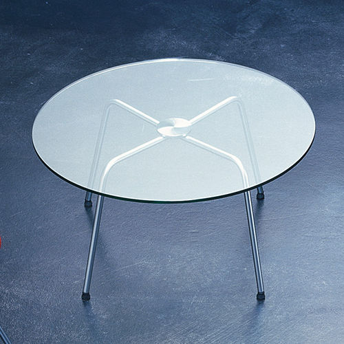 Table basse contemporaine - 369  - Walter Knoll - en métal / ronde / résidentielle