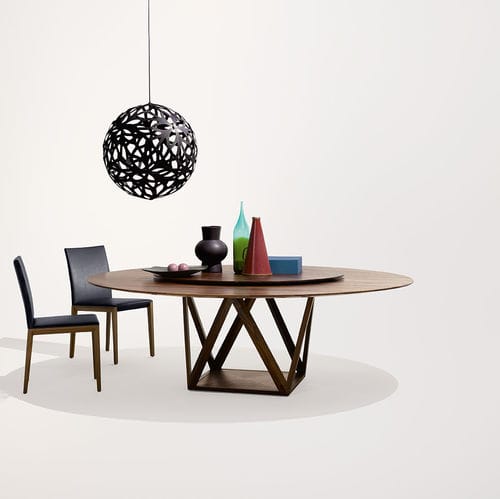 Table à manger contemporaine - TOBU - Walter Knoll - en bois / ronde / résidentielle