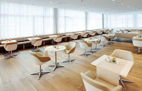 Chaise visiteur contemporaine - TURTLE - Walter Knoll - en tissu / pivotante / professionnelle