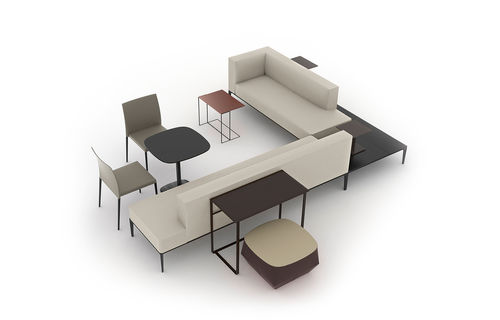 Banquette modulable - JAAN - Walter Knoll - contemporaine / en tissu / pour établissement public
