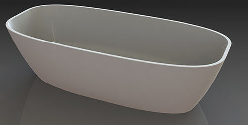 Baignoire à poser - JONE - Dado Creations Pty (LTD) - en composite quartz / blanche