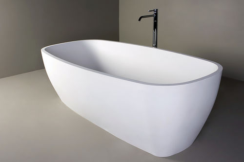 Baignoire ovale - VIENNA - Dado Creations Pty (LTD) - à poser / en composite quartz / blanche