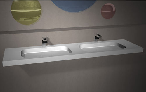 Plan vasque double - VISIONFINE 1800MM - Dado Creations Pty (LTD) - en pierre