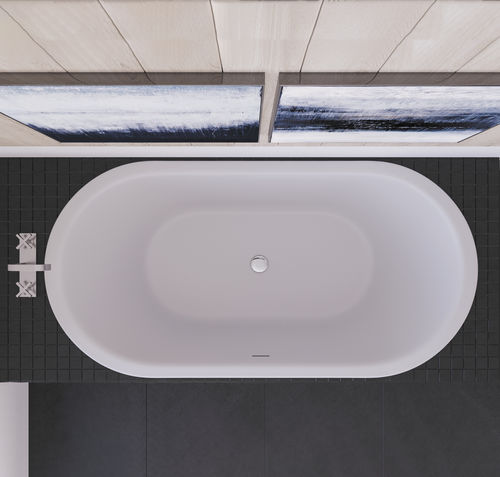 Baignoire ovale - CONRAD 1800 - Dado Creations Pty (LTD) - à encastrer / pour habitat / en Solid Surface