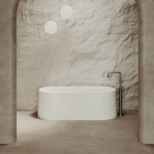 Baignoire ovale - ADELAIDE - Dado Creations Pty (LTD) - en îlot / en Solid Surface / en fonte minérale