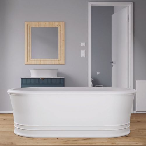 Baignoire ovale - VICTORIA - Dado Creations Pty (LTD) - en îlot / en Solid Surface / en fonte minérale