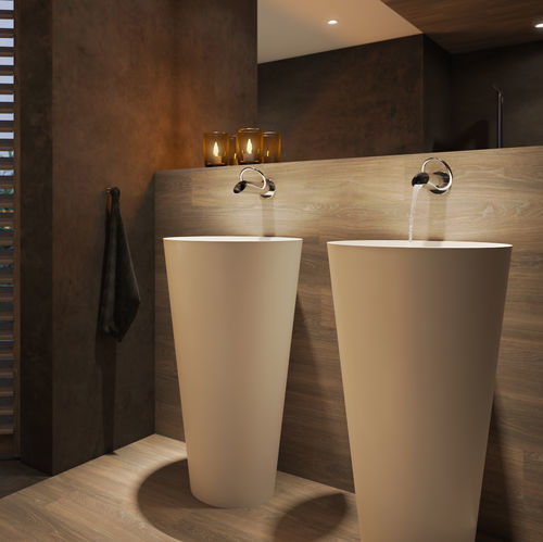 Vasque sur pied - MANGO - Dado Creations Pty (LTD) - en Solid Surface / en fonte minérale / conique