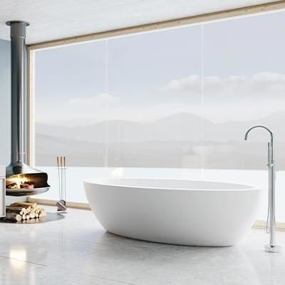 Baignoire en composite quartz - SBM071 - Dado Creations Pty (LTD) - couleur personnalisable