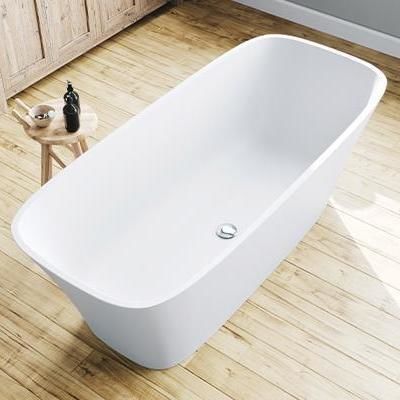 Baignoire en composite quartz - CARMEN - Dado Creations Pty (LTD) - beige / blanche / bleue