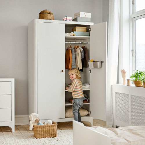 Armoire contemporaine - CLASSIC™ - Leander - en MDF laqué / en mélaminé / à portes battantes