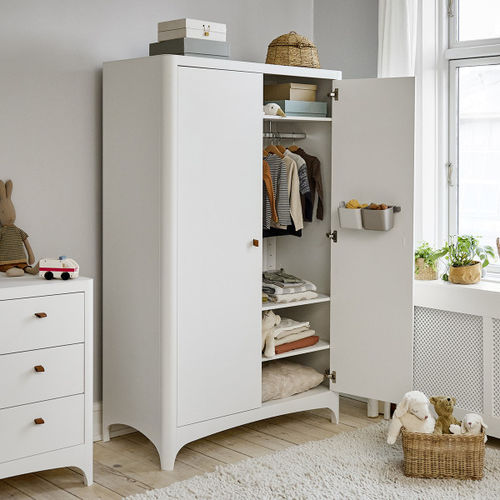 Armoire contemporaine - 650225 series - Leander - en MDF laqué / en mélaminé / à portes battantes