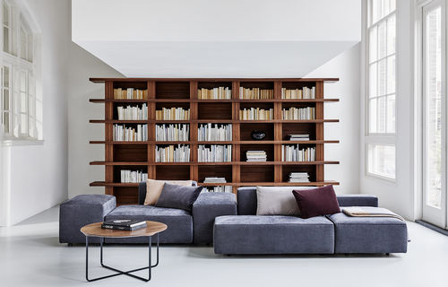 Canapé modulable - DOMINO.18 - MONTIS - contemporain / en tissu / en cuir